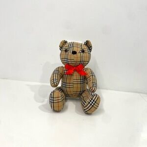 Vintage Burberry teddy bear plush